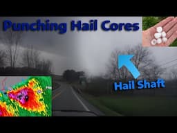 Punching Hail Cores: Ohio Storm Chase 3/30/24 #stormchasing #hail #largehail