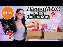 I Bought MYSTERY BOX ADVENT CALENDARS From Etsy...