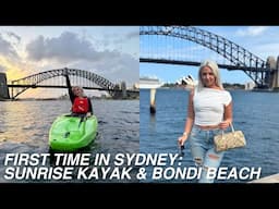 Sydney Vlog: Bondi Beach, Sunrise Kayaking & Lunch at Sails