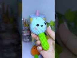 Crochet Amigurumi Tulip Keychain Trailer #shorts