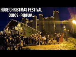 HUGE CHRISTMAS FESTIVAL - OBIDOS PORTUGAL