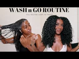 MY CURLY HAIR ROUTINE | START TO FINISH