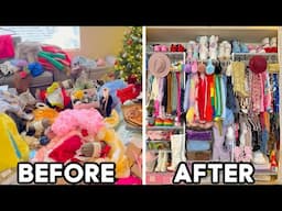 EXTREME CLOSET MAKEOVER!!! ✨ organization & declutter BEFORE & AFTER