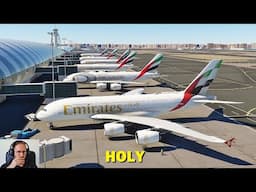 A380 IS HERE! Emirates at Dubai in Microsoft Flight Simulator (Full Flight with ATC)