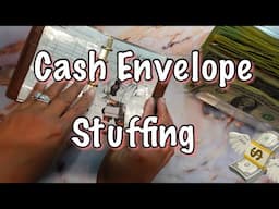 Cash Envelope Stuffing  January paycheck