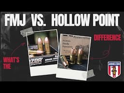 FMJ vs Hollow Point: Which Ammo is Right for You?