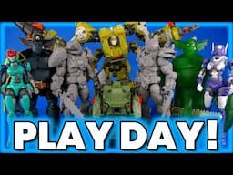 Play Day! Small Business Edition! Astrobots Plunderlings GridIron Studios Morphonauts!