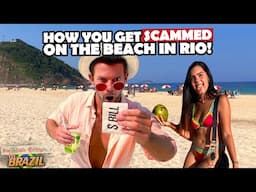 Rio: How tourists are SCAMMED on the beach! 🇧🇷| REAL price and what gringos pay on Copacabana