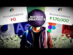 From 0 to ₹1.7 LAKH ⏩ Building a Motion Graphics Agency in 7 Days |