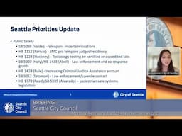 Seattle City Council Briefing 2/3/2025