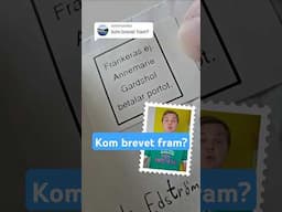 Kom brevet fram?