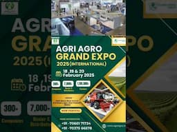 भारत का सबसे बड़ा कृषि मेला | Agri agro grand expo 2025