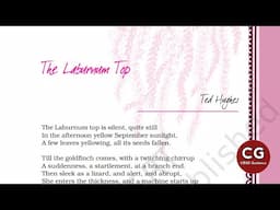 The Laburnum Top Class 11: A Poem by Ted Hughes