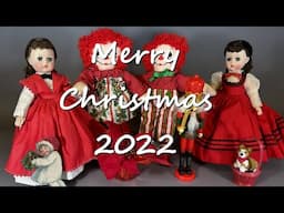 Merry Christmas 2022 - with Madame Alexander, Raggedy Ann & Andy and Wee Patsy Dolls