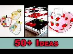 50+ Ideas for Easy Sewing Projects When You're Bored | Kitchen and Bathroom Edition