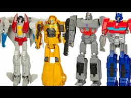 Transformers One Mega Titan Changers Optimus Bee Starscream Megatron Giant Figures