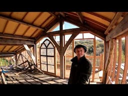 Timber Framed Barn Part 30 Curved Church Windows