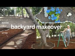 the ultimate backyard makeover // cottagecore on a DIY budget