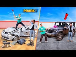 Breaking My Friend’s Car and Gifting Him THAR 4x4 | दोस्त की गाड़ी तोड़ी तो हुआ बवाल🤣