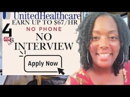 United Healthcare Hiring NOW!   No Phone, No Interview!