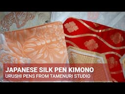 Japanese silk fountain pen kimonos and wraps