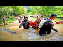 ATRAVESSAMOS UM RIO NA CRF 250 0KM