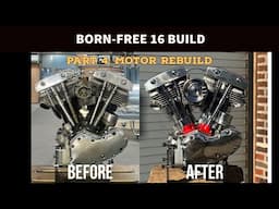 BORN-FREE 16 BUILD: PART 4, GENERATOR SHOVELHEAD STROKER REBUILD