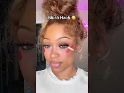 VIRAL BLUSH HACK 😳🔥 #makeup #makeuphacks #blush