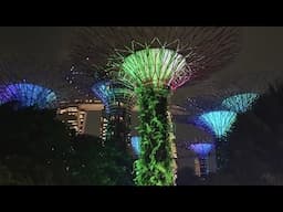 Garden Rhapsody: Gardens by the Bay's Super Trees Light Show in Singapore 05.08.2024