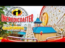 Incredicoaster 2025 Front Seat On-Ride POV | Disney California Adventure Park