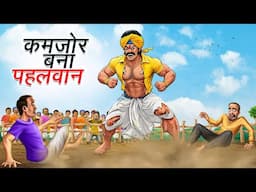 कमजोर बना पहलवान | KAMJOR BANA PEHALWAN  | Hindi Story | Hindi Kahaniya | Moral Stories