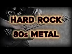 Hard Rock 80s Metal Guitar Backing Track B Minor