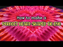 Heart-Shaped Ice Dye with Pink and Red