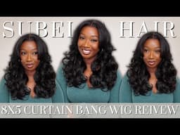 Pre-EVERYTHING Curtain Bang | Easy & Quick Glueless Install + Review | ft Subella Hair | Tan Dotson