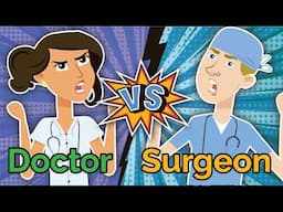 Career Battle 💥 Doctor vs Surgeon | Training, Lifestyle, & Pay