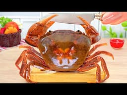 Catch and Cook Miniature Crab Curry Recipe in Mini Kitchen 🦀 Yummy Seafood Idea by Mini Yummy