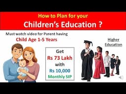 How to Plan for your Children Education ? Invest today for your child Bright Future | Mutual Fund