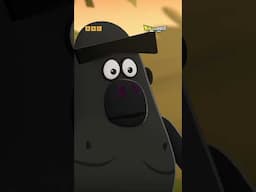 Ninjas in DANGER! Gorilla Attack 🍌 | Ninja Express | BBC Cartoons #Shorts