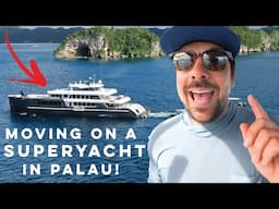 Moving aboard a LIVE-ABOARD DIVE BOAT in PALAU 😮 [Part 1]