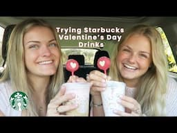 Trying Starbucks Valentines Drinks - Secret Menu Items