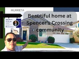 Beautiful home at Spencer Crossing community in Murrieta