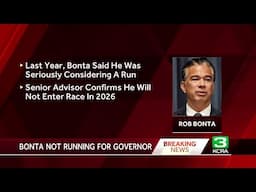 Rob Bonta does not plan on running for California governor. Here's who is