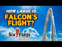 How LARGE Is Falcon's Flight - The World's LARGEST Roller Coaster!