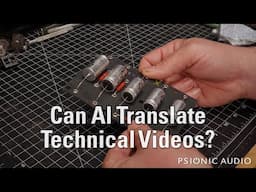 Can AI Translate Technical VIdeos?