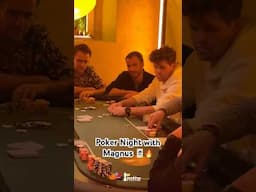 Poker Night with Magnus Carlsen! 🐐🔥 #magnuscarlsen #chess