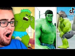 Reacting to EVERY HULK VIDEO EVER!!