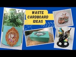 5 Fabulous Ideas from Waste Cardboard 📦