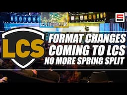 No More Spring Split in the LCS, Format Changes to LCS and Academy | ESPN ESPORTS