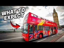 EPIC London Views From The Hop On Hop Off Bus (4K)