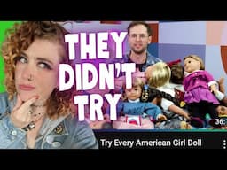 The Try Guys American Girl Doll Video - DOLL COLLECTOR REACTS